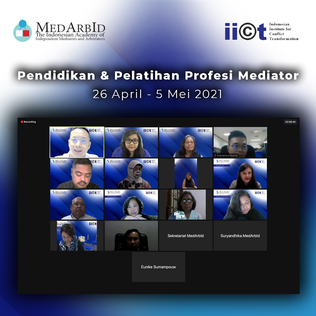 <p>Highlight Pendidikan dan Pelatihan Profesi Mediator oleh MedArbId dan IICT</p>
