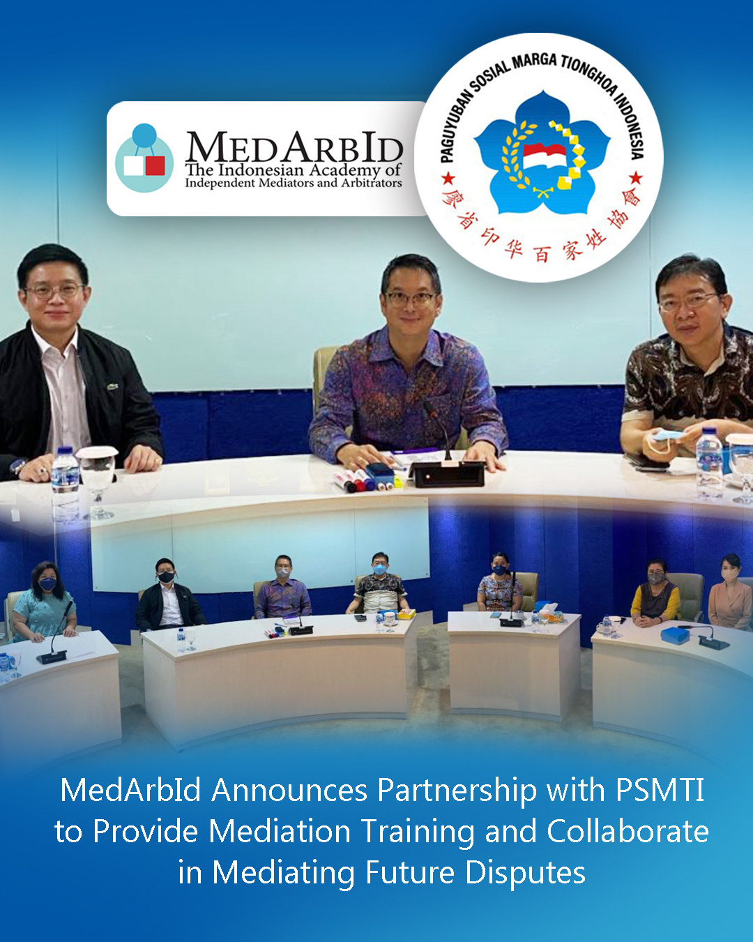 <p>MedArbId Announces Partnership with PSMTI to Provide Mediation Training and Collaborate in Mediating Future Disputes</p>
