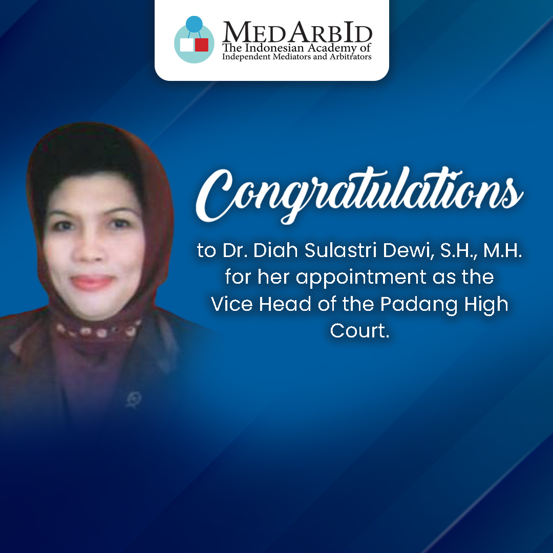 <p>Congratulations to Dr. Diah Sulastri Dewi, S.H., M.H. </p>
