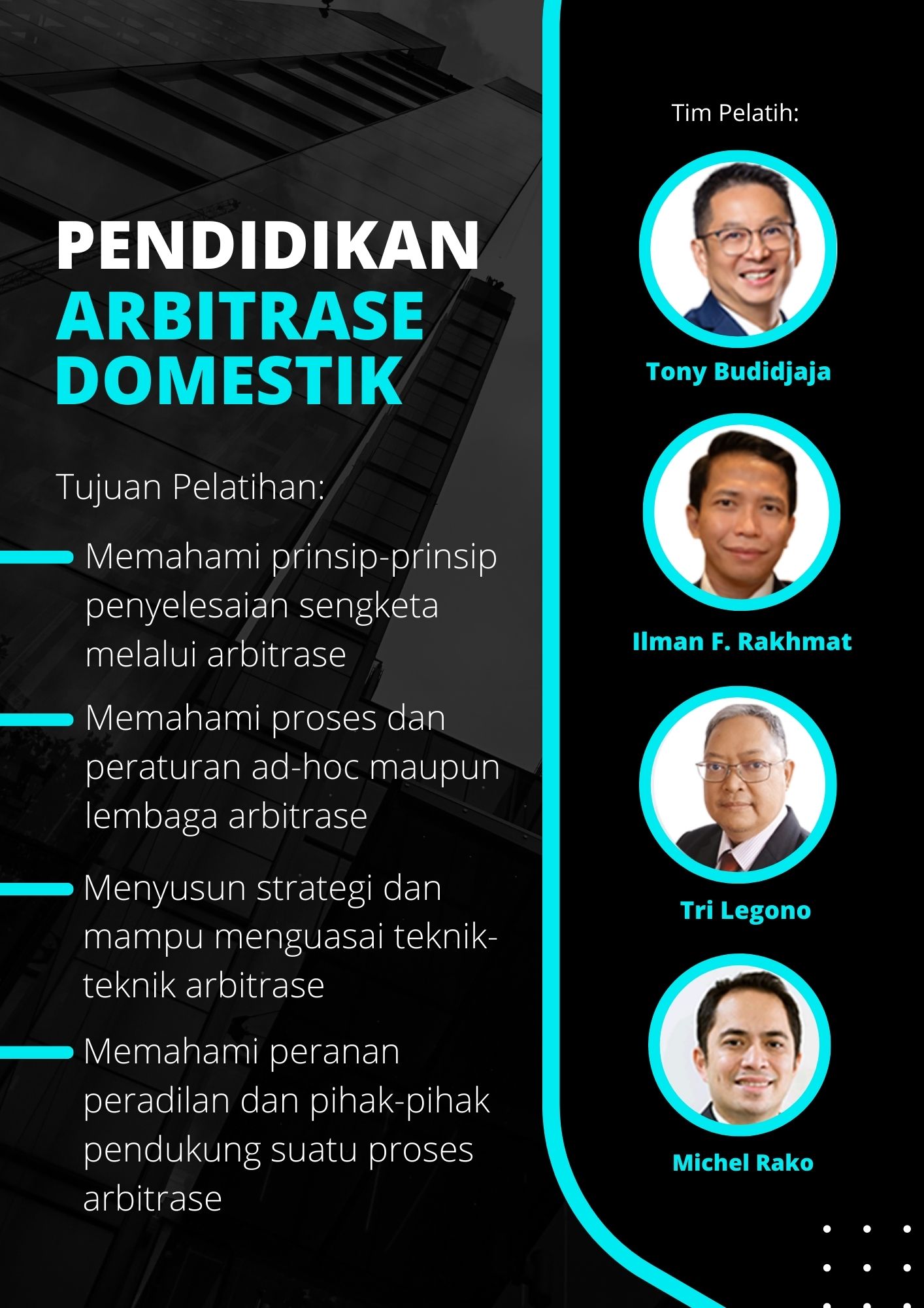 <p>Pelatihan Arbitrase Domestik</p>
