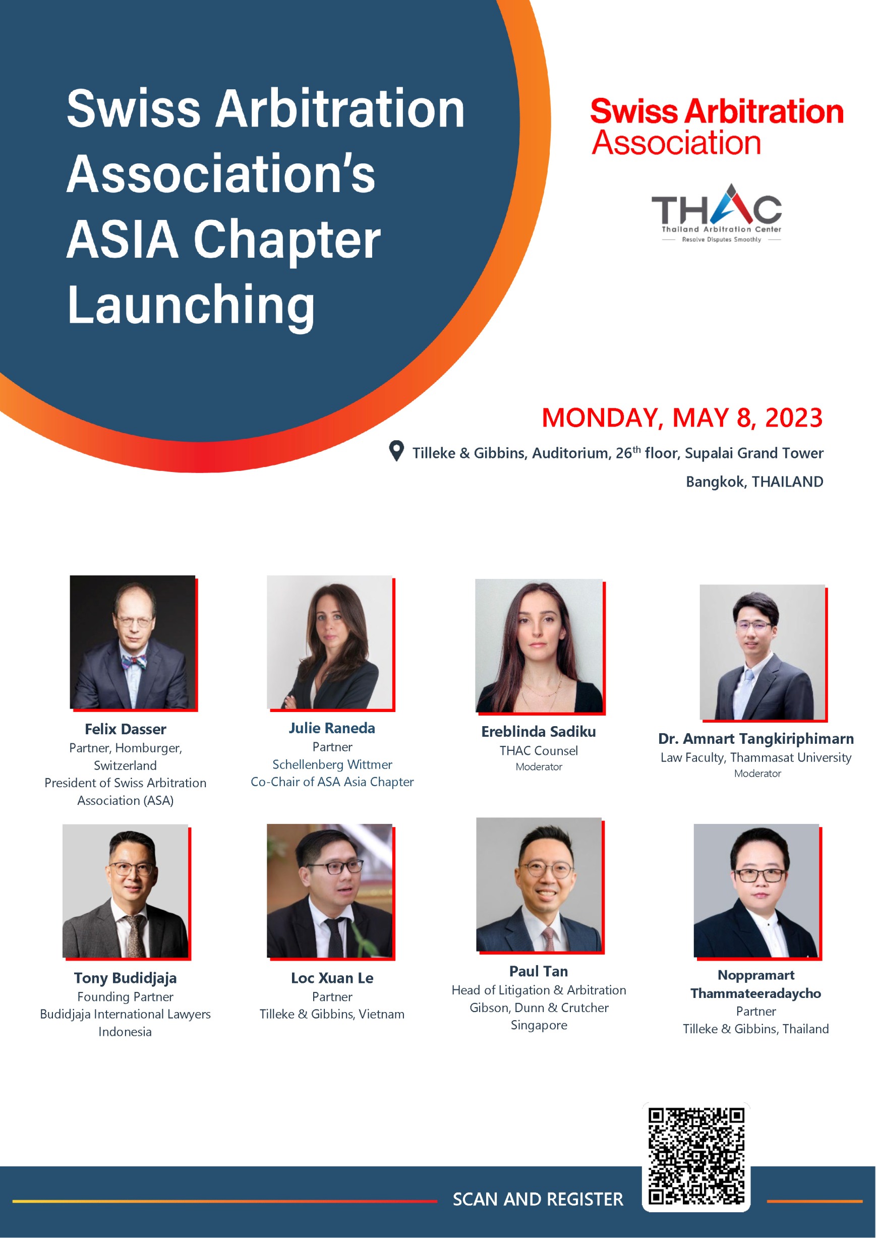 <p>[REGISTER NOW!] Swiss Arbitration Association's ASIA Chapter Launching</p>
