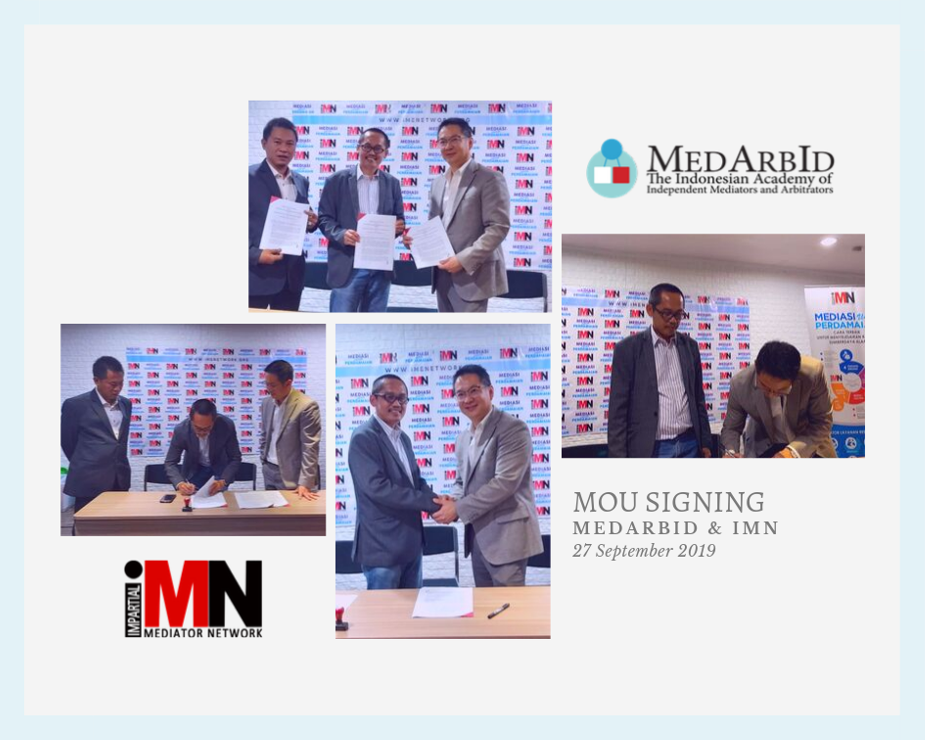 <p>MedArbId and Impartial Mediator Network</p>
